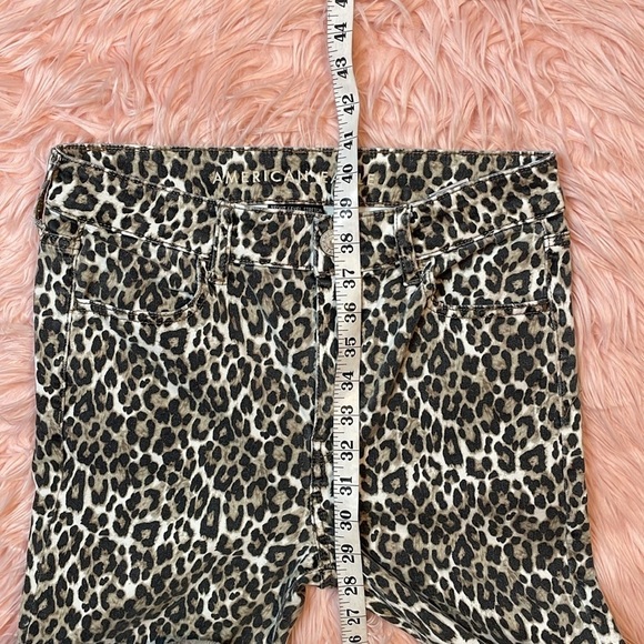 American Eagle Next Level Stretch Hi Rise Leopard Print Jegging Size‎ 8 - Picture 7 of 7